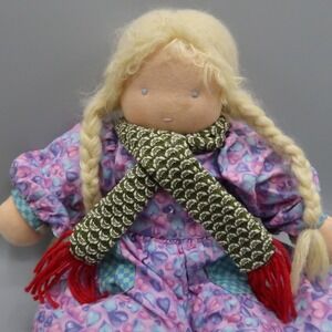 Hearthsong Plush Doll Plush Cottage Garden Waldorf Lily Sara McDonald 15" fabric